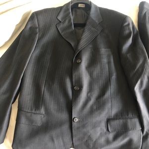 Men’s Charcoal pinstripe  2-piece Suit